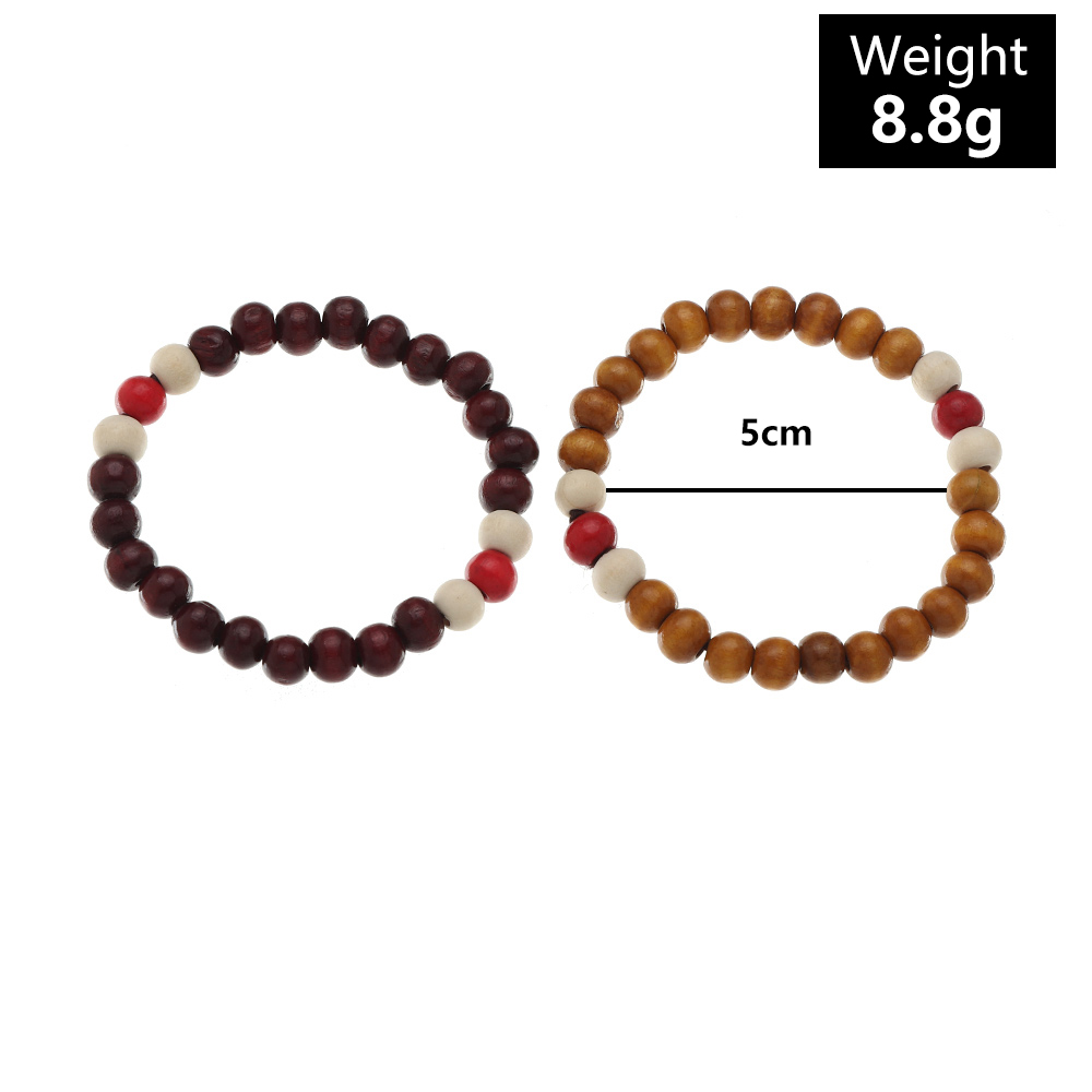 Vintage Handmade Wooden Bracelet Europe And America