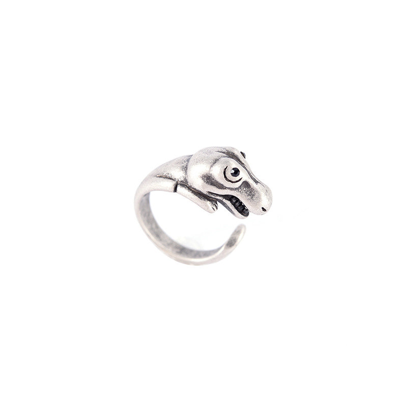 Women's Jewelry Zodiac Dinosaur Stainless Steel Ring