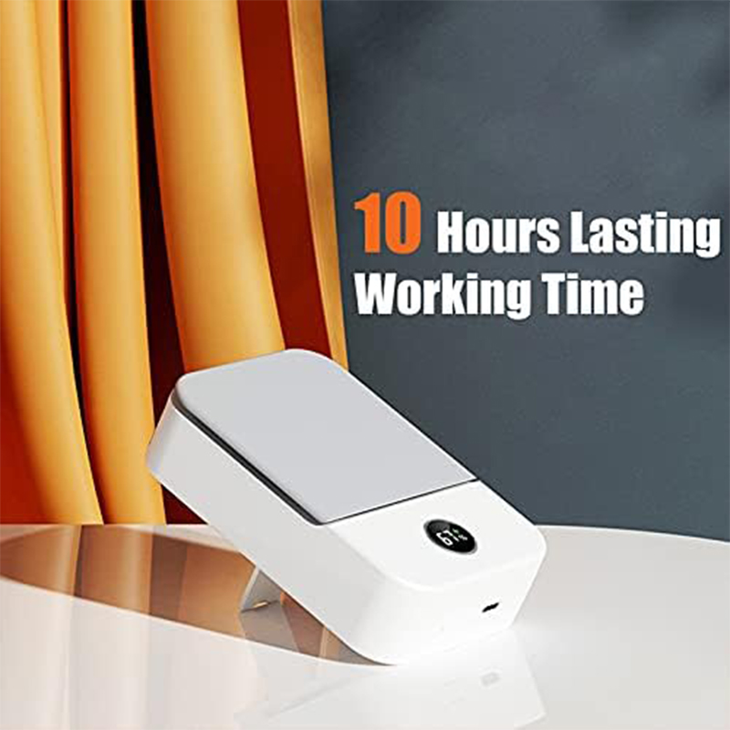 Lazy Person Hanging Neck Fan USB Charging Mini Desktop Portable High Wind Hanging Waist Fan — foto 7
