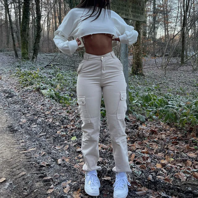 Washed White Denim Overalls Straight White - Shop at LoveMi