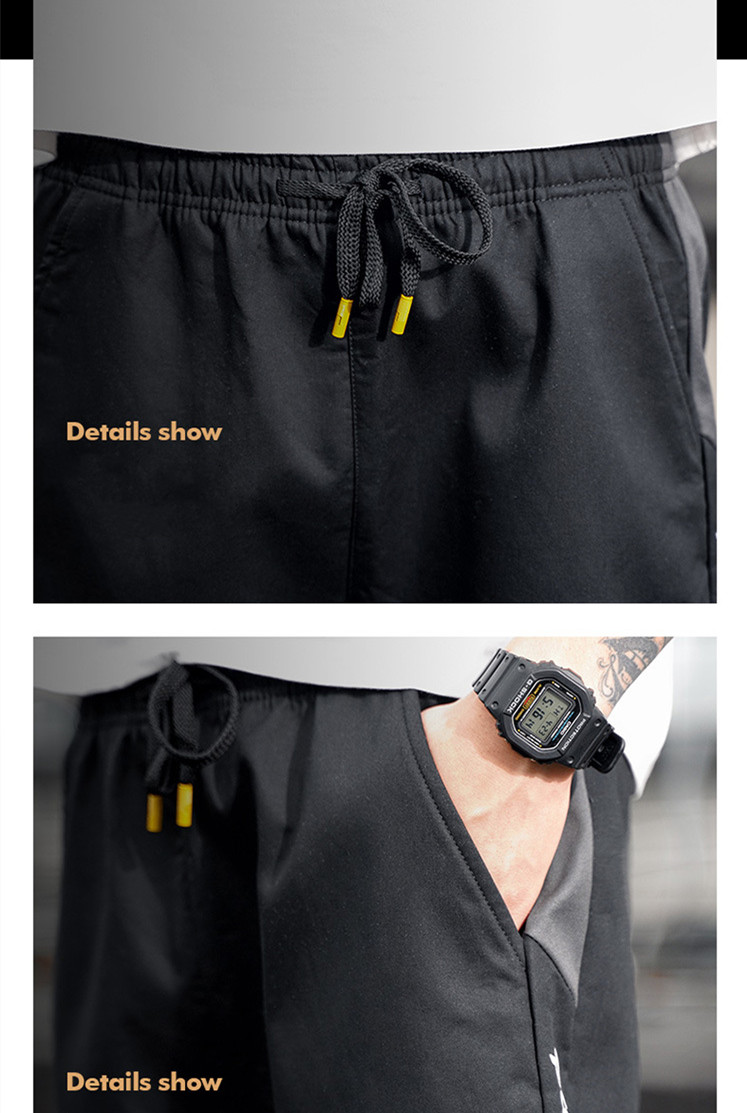 Title 8, Mens Casual Overalls Shorts Sports Loose Plus ...