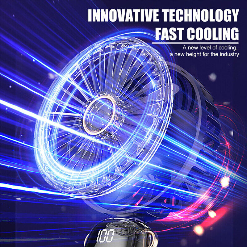 Portable Hand-held Fan Mini Folding Desk Fan Cooler Cooling USB Rechargeable 7