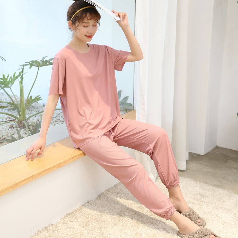 Title 4, Short-sleeved trousers new two-piece suit, home...