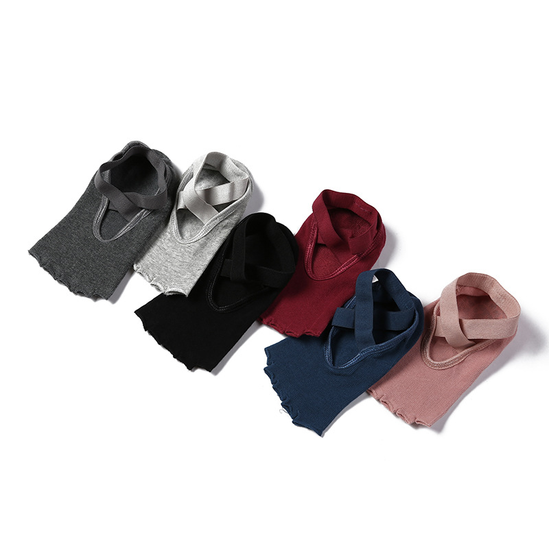 Women's Pure Cotton Five-finger Sports Non-slip Yoga Socks