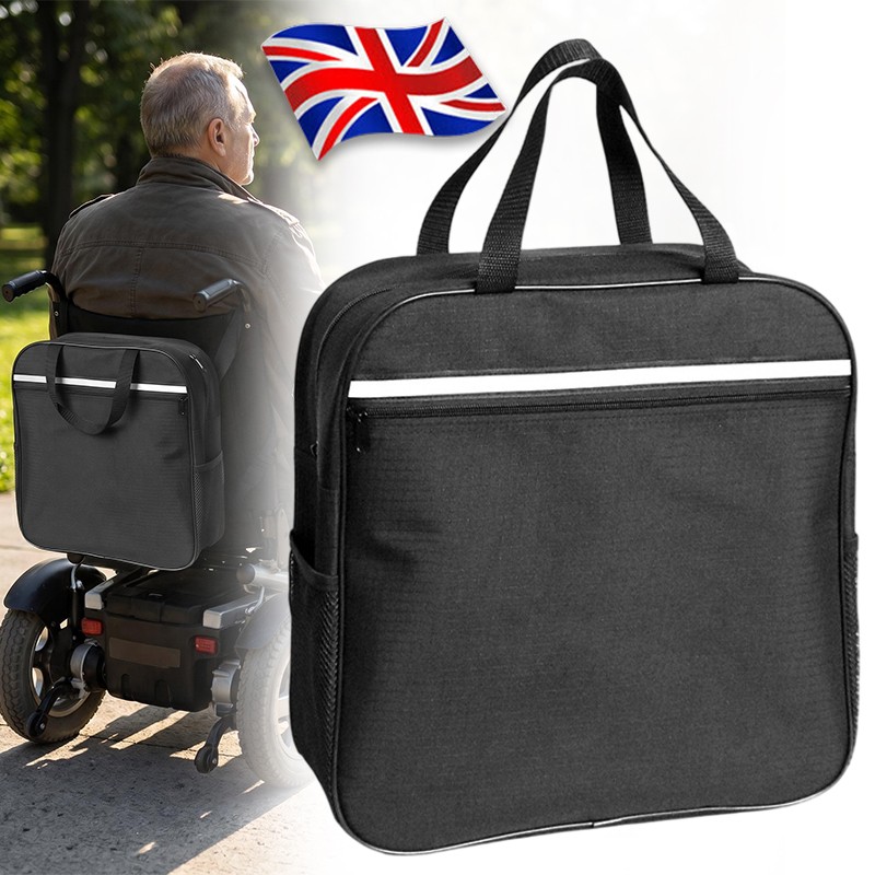 MOBILITY SCOOTER WHEELCHAIR SHOPPING BAG UNIVERSAL LARGE ARMREST STORAGE CARRY.. — image 8