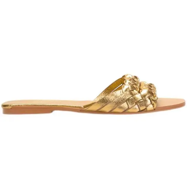 Frosted Brown Viscose Shoes Microfiber Pointed Toe Low Heel Low Top Flats Brown - Shop at LoveMi