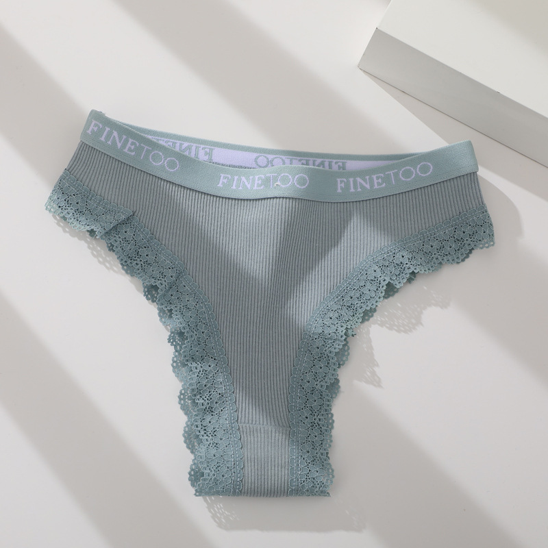 Title 3, Ladies Briefs High Slit Lace Panties