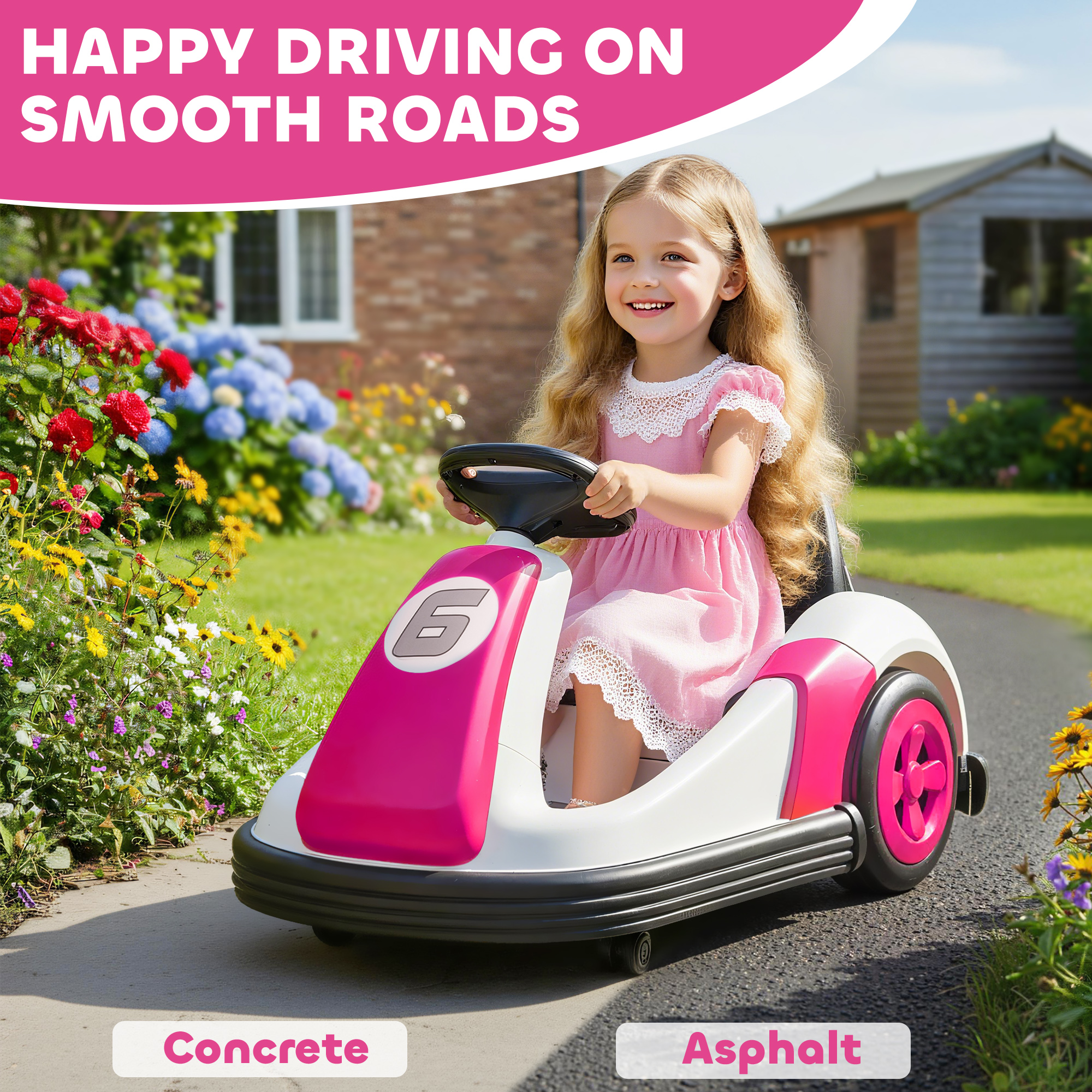 Children's Bumper Car, Can Rotate 360 Degrees, 6V Electric, With Music — image 7