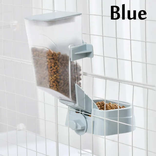 Suspended Automatic Feeder For Cats And Dogs Blue - Shop at LoveMi