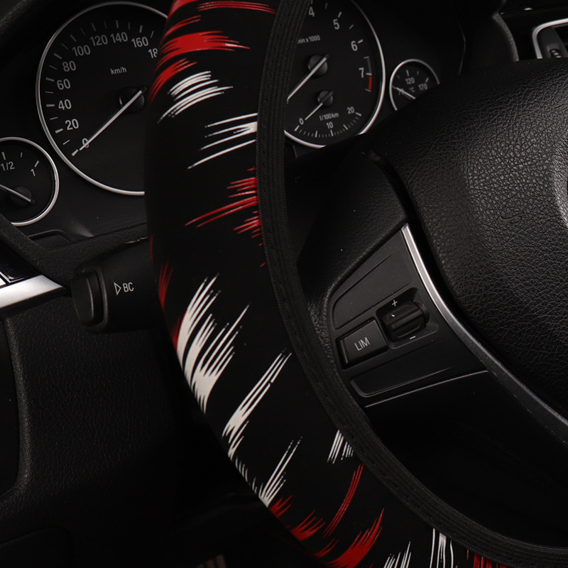 Car Steering Wheel Cover Without Inner Ring Elastic Band - Image 2