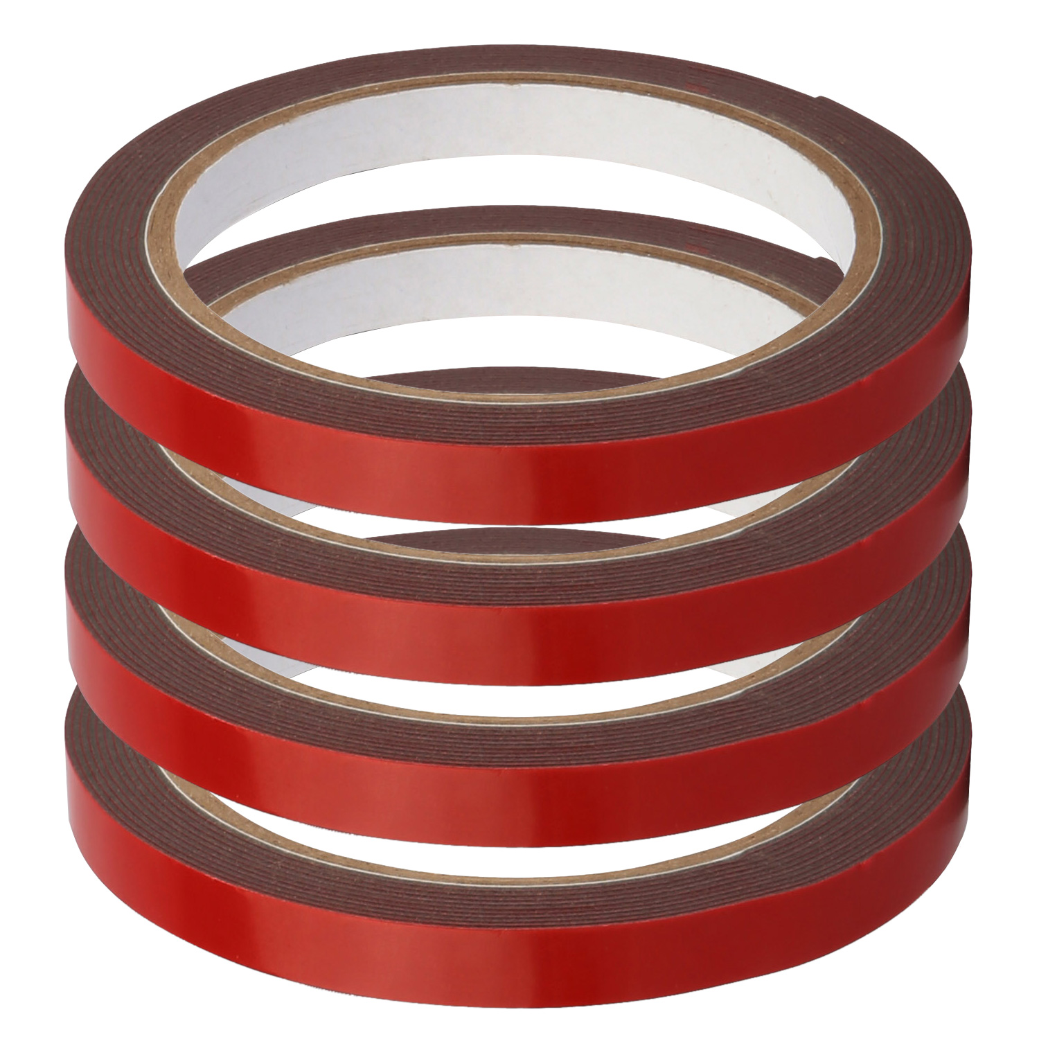 4 Rolls Car Double Sided Tapes Heavy Duty Double Sided Foam Tapes Strong Mounting Adhesive Tapes For Cars Truck Automotive 9.8FT Per Roll