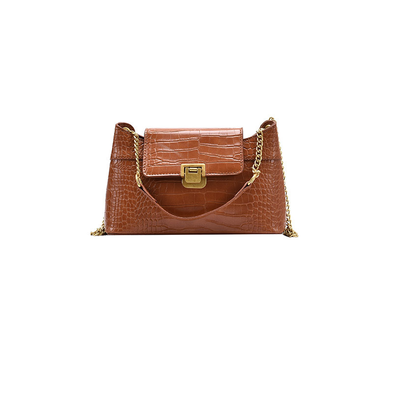 Textured Small Bag Female Fashion Chain Messenger Bag Net Red All-match