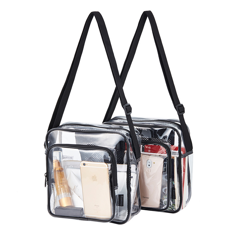 Fashion Transparent Jelly Bag Summer Portable Diagonal One-shoulder Beach Bag