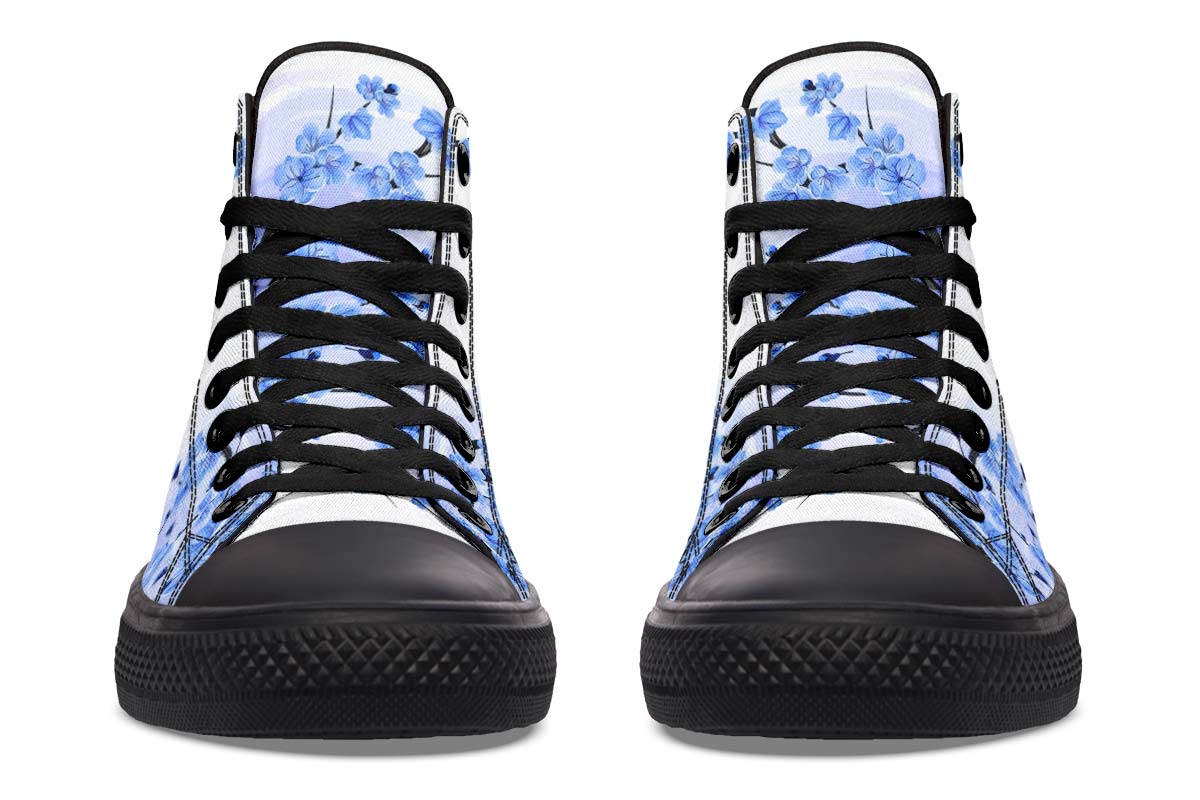 Printed Couple High-top Canvas Shoes