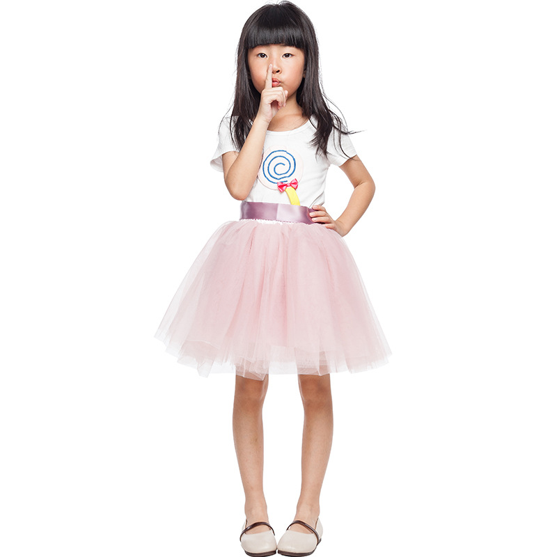 Fashion Girls Bust Tutu Skirt Mesh Skirt
