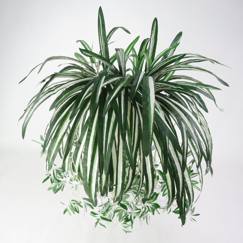 Hanging Artificial Flowers Spider Plant Chlorophytum