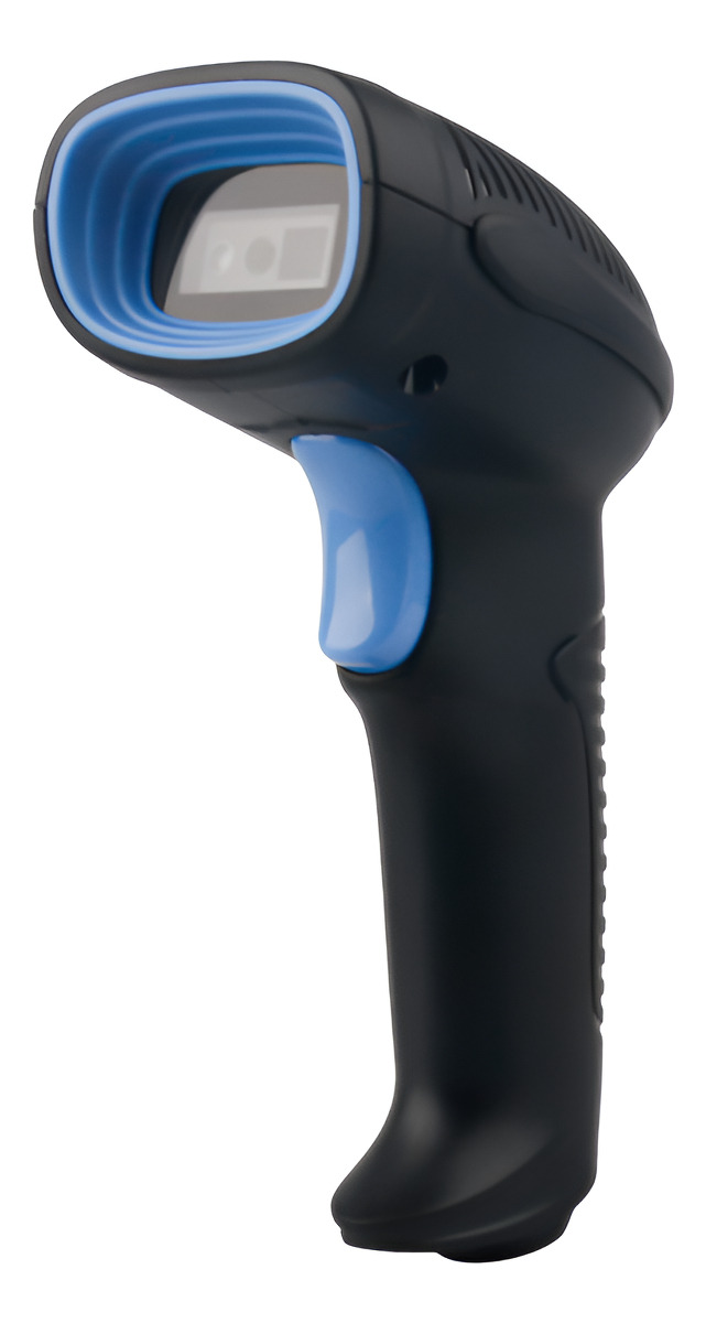 Blue And Black 5V Portable USB 2D Wired Barcode Scanner