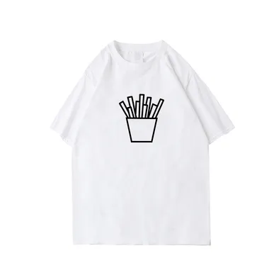 Leisure Printed Parent child Clothes Summer Clothes Pure Cotton 1White - Shop at LoveMi