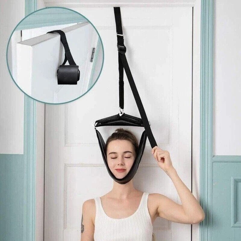 Pain Relief Neck Traction-Device Head Hammock Cervical Massager Comfortable New — image 2