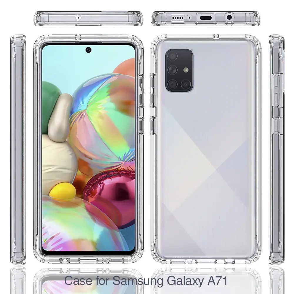 Suitable Phone Case Three In Two In One Transparent Anti Drop Soft