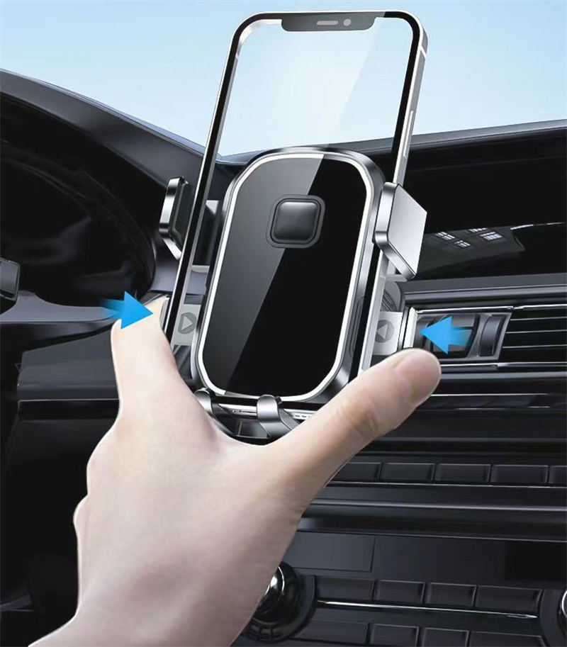 Vehicle Mobile Phone Support Frame Gravity Linkage Horizontal And Vertical Oblique Fixed Navigation Frame Air Outlet Universal - Image 5