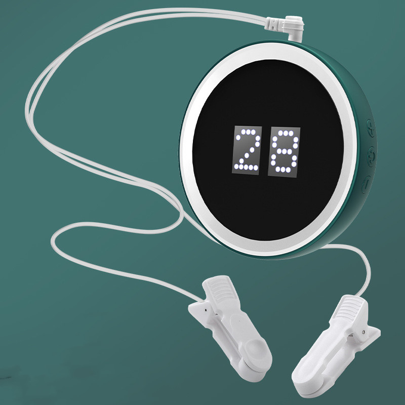 DreamTech microcurrent ear hook sleep aid device in black – deep sleep technology