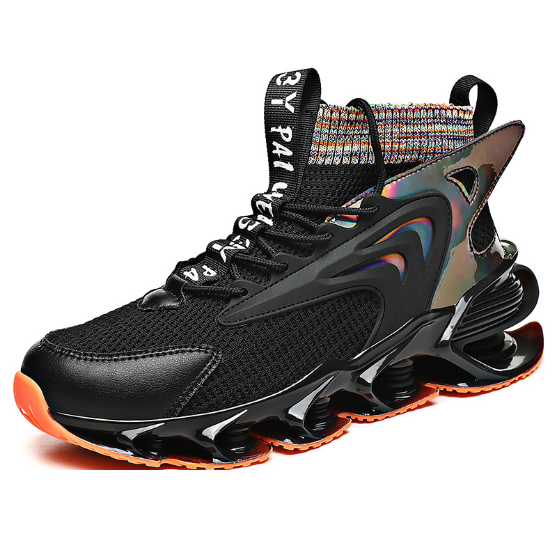 Blade Sneakers Spring New Fish Scale Flying Weaving