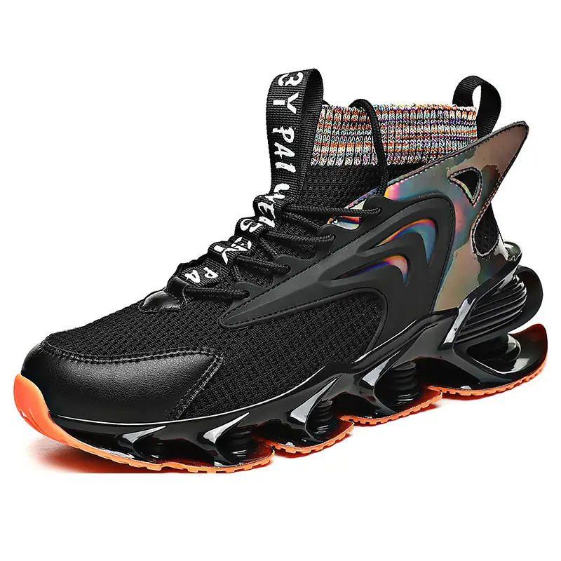 Blade Sneakers Spring New Fish Scale Flying Weaving