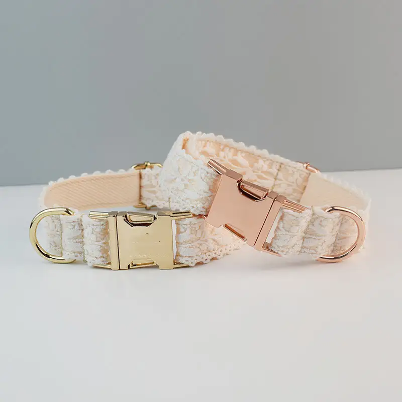 Velvet Pet Collar Traction Rope