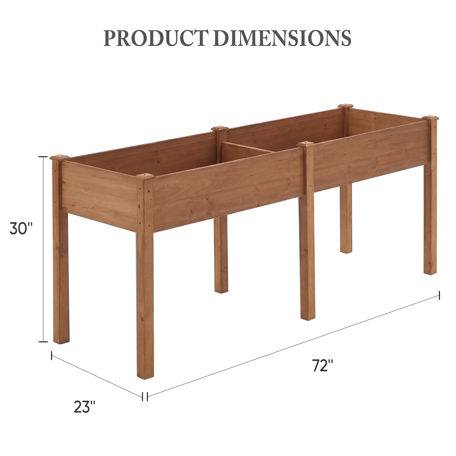 A Legged Elevated Flower Pot, An Outdoor Planting Box With Padding, Used For Growing Herbs, Flowers And Vegetables