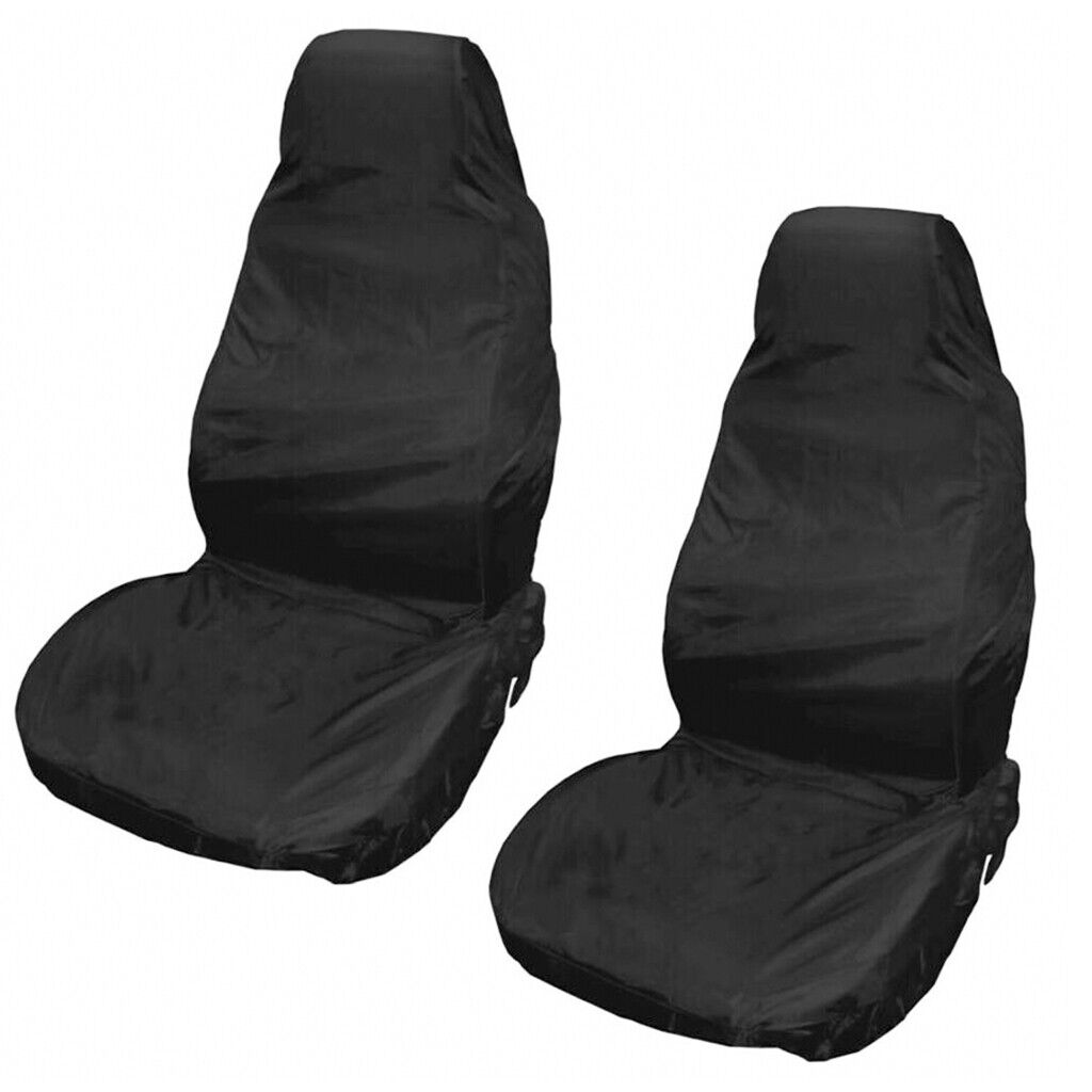 2Pcs Front Seat Covers Universal Car Van Waterproof Anti-dust Protector Clean — image 4