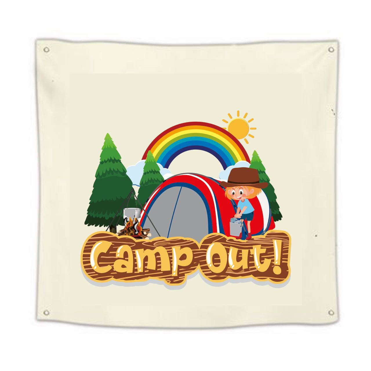 Outdoor Tent Flag Camp Flag 10