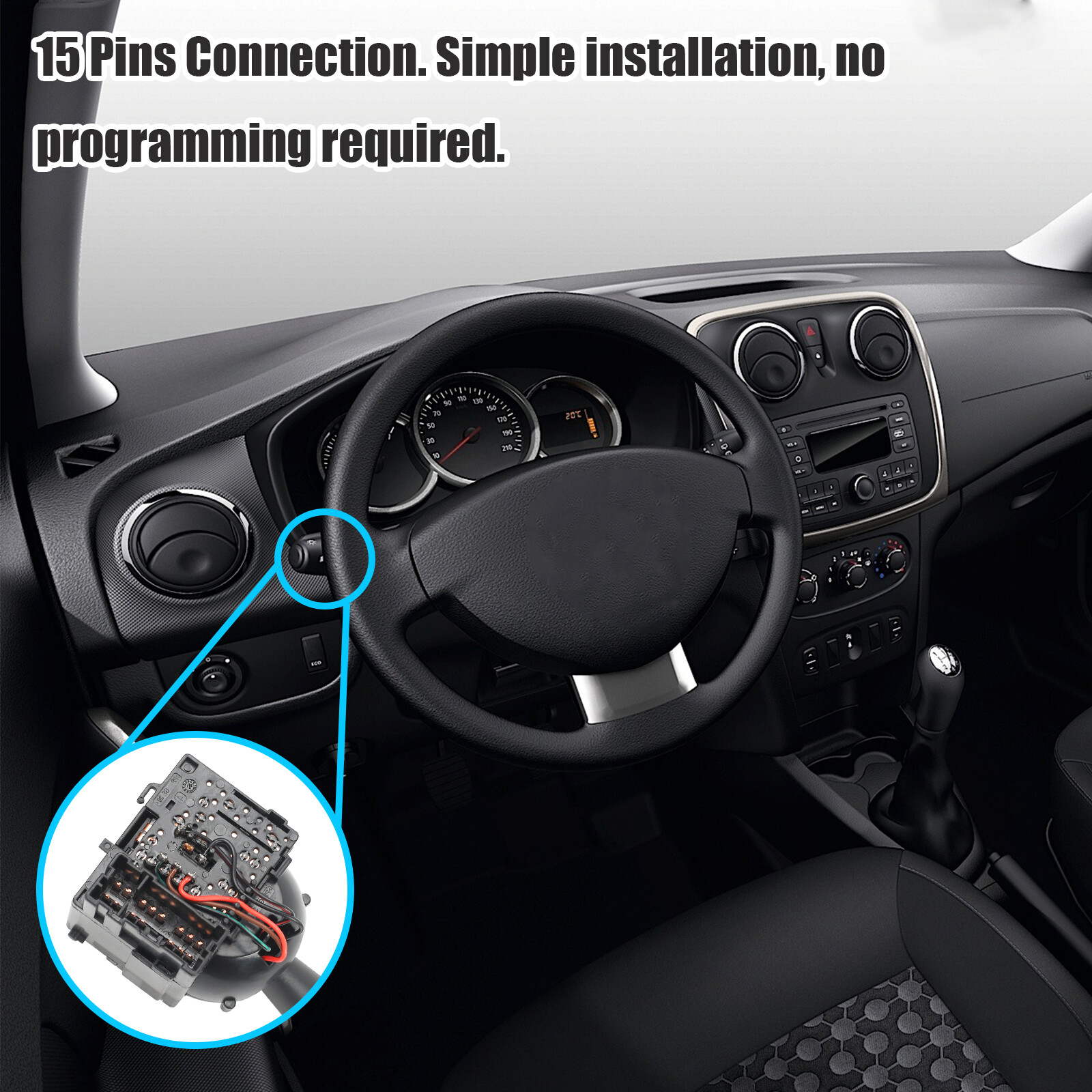 S Witch Indicator Light Stalk 8201167988 For Dacia Duster Sandero Logan II — image 2