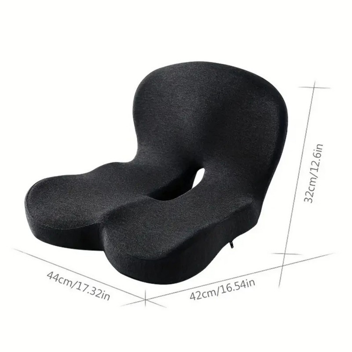 Memory Foam Seat Back Pain Support Booster Cushion Chair Car Pillow Lumbar — image 5