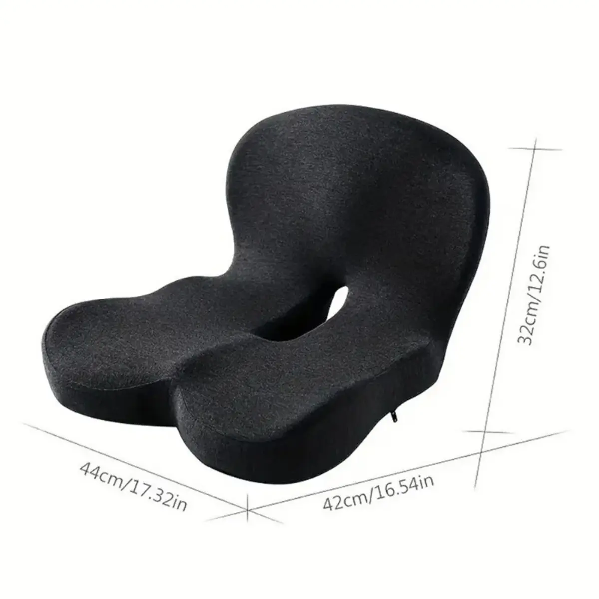 Memory Foam Seat Back Pain Support Booster Cushion Chair Car Pillow Lumbar