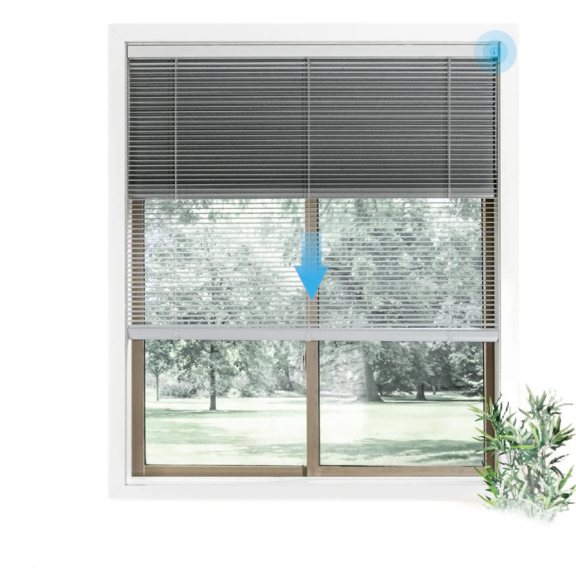 Double Layer Intelligent Electric Curtain System Equipped