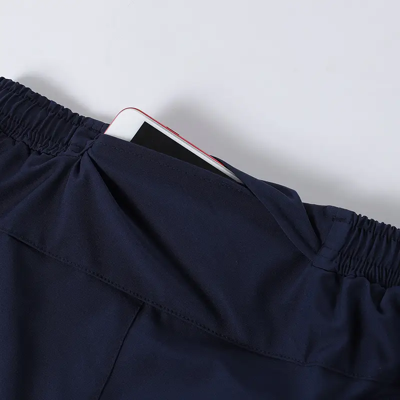 Men's Spring And Summer Fitness Running Double-layer One Quarter Pants