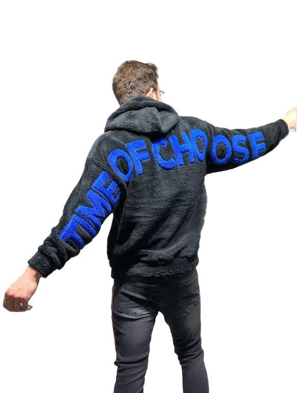 Men's Solid Color DIY Hoodie Sweatshirt