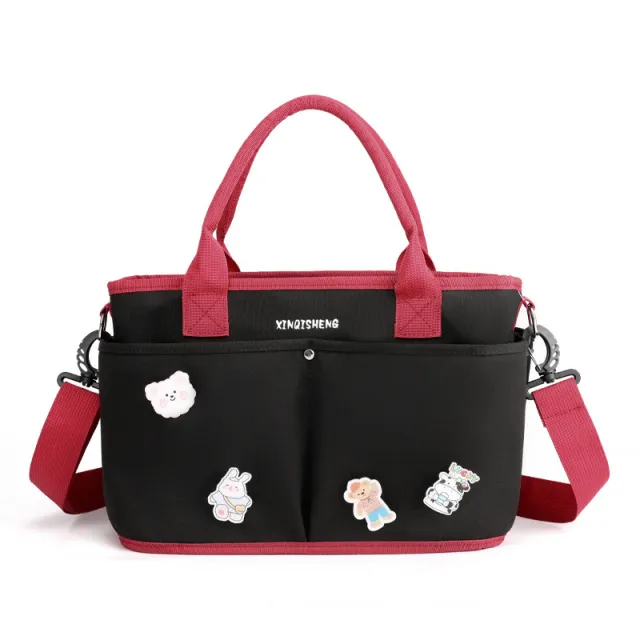 New Korean Style Portable Mother And Baby Bag For Girls With Multi function And Large Capacity Black - Shop at LoveMi