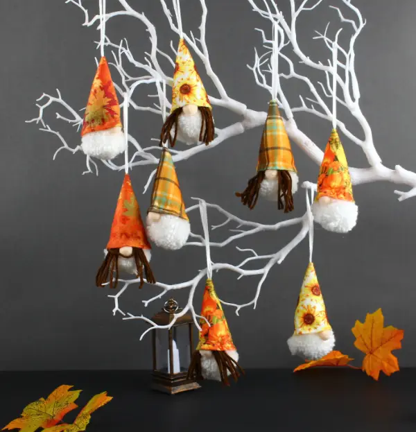 Harvest Festival Faceless Elderly Plush Pendant