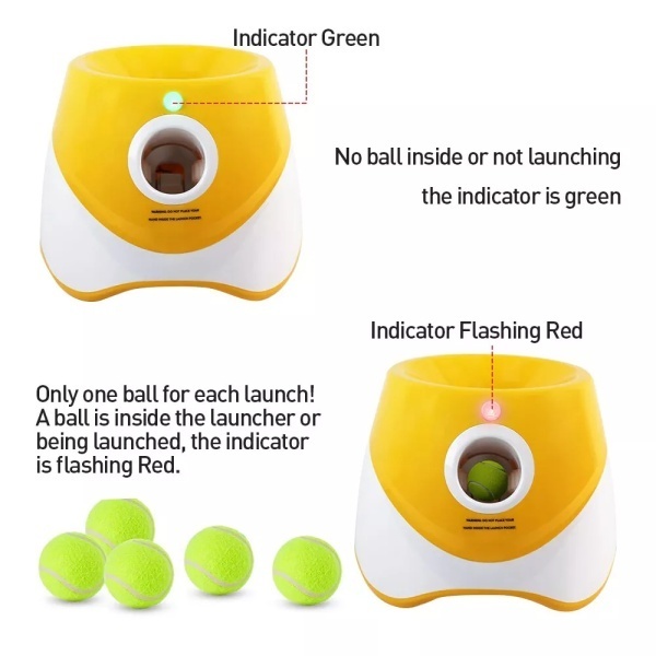 Dog Ball Throwing Machine Dogs Automatic Launcher Indoor Outdoor — image 2