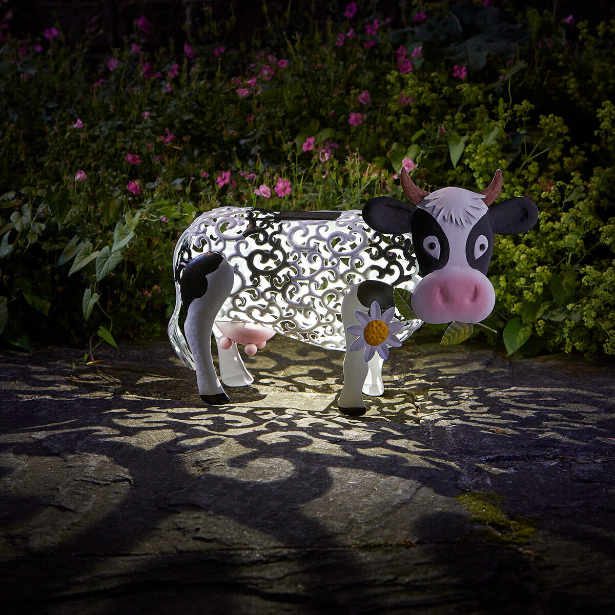 Daisy Cow Solar Light Resin Decoration Garden Decoration — foto 5