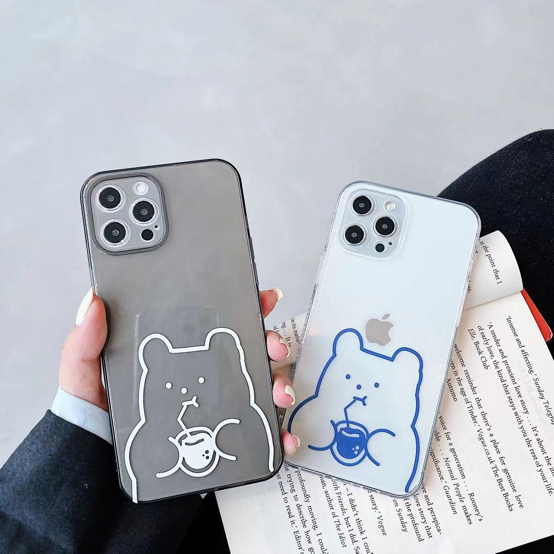 Title 2, Side Drink Bear For Mobile Phone Case