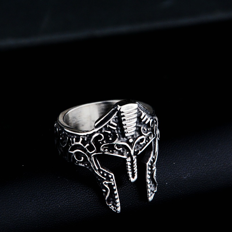 new-personality-warrior-mask-ring-fashion