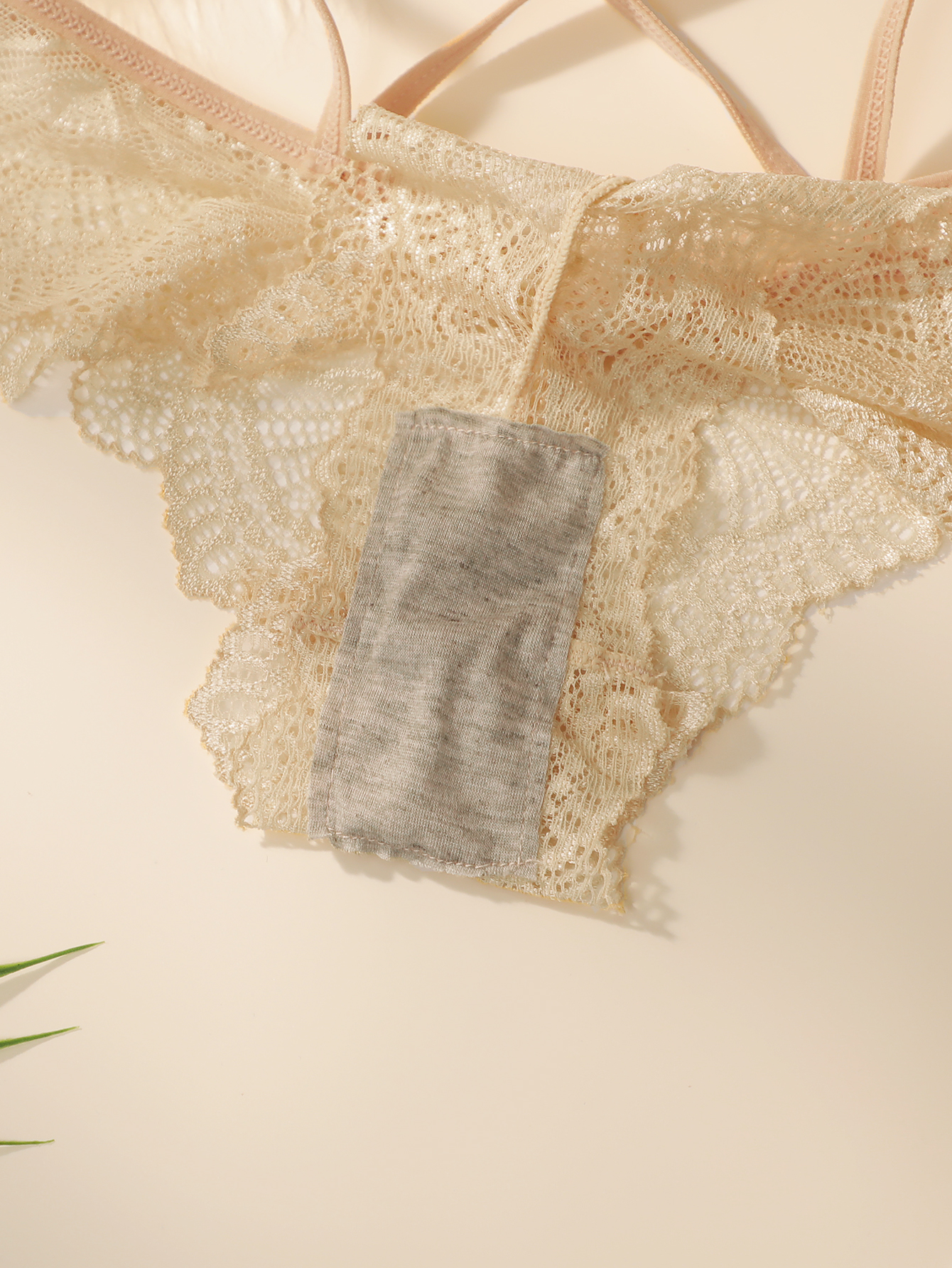 Women's Lingerie Set, Sexy Lace Trim Lingerie Set - Image 4