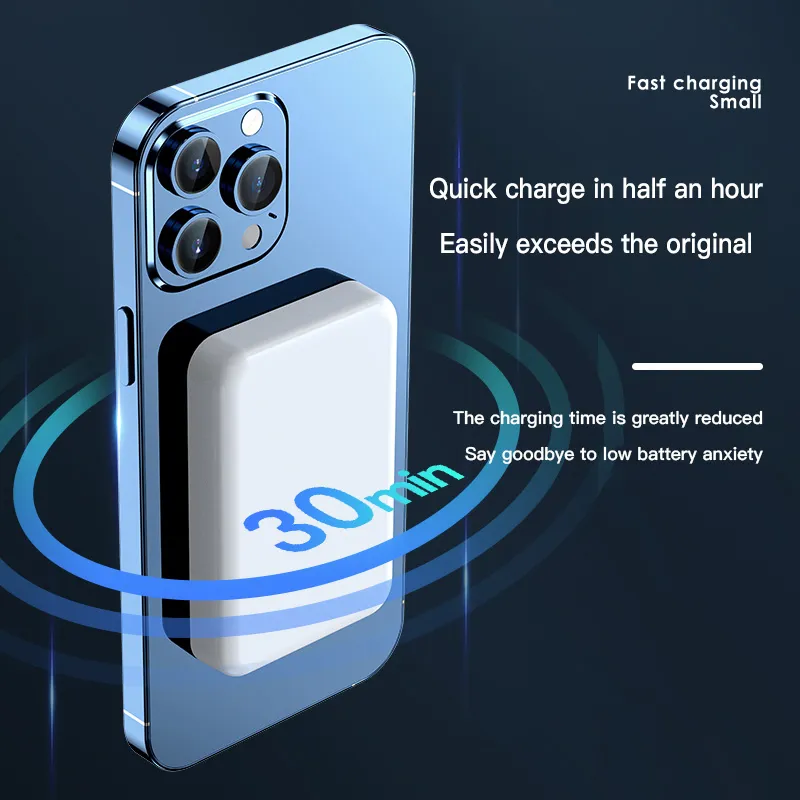 Mobile Wireless Magnetic Plastic Power Bank – image 4