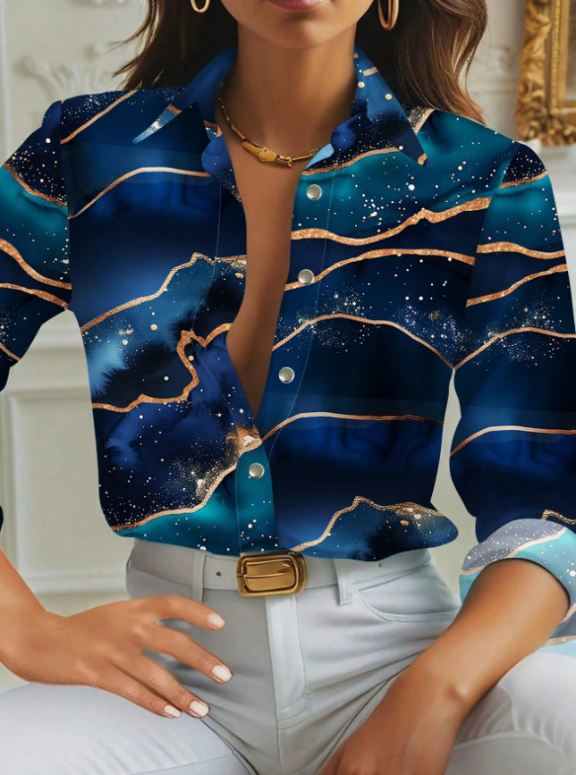Women's Spring Summer Long Sleeve Casual Shirt