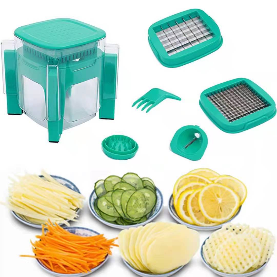 Title 5, Multifunctional 12piece Vegetable Slicer Cuttin...