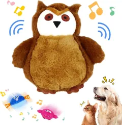 Active Moving Pet Plush Toy With Sounds Interactive Dog Toys Chargable Squeaky Moving Dog Toy Puppy Toys To Keep Them Busy For Boredom Dogs Pet Pup... - View 1