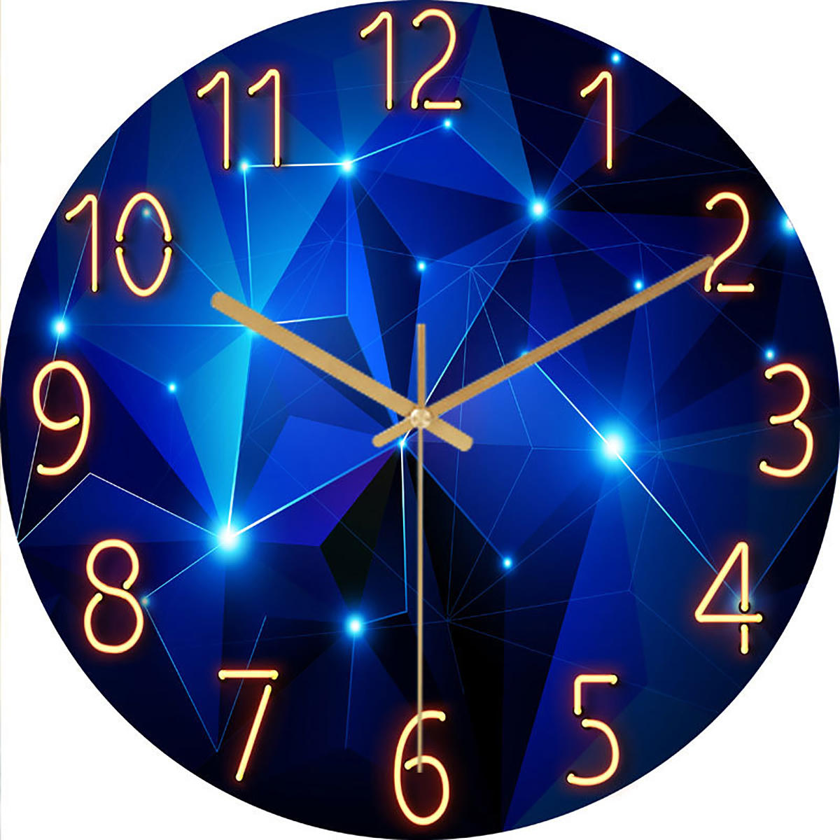 Glass Wall Clock, Sweep Movement, picture 6 of 7